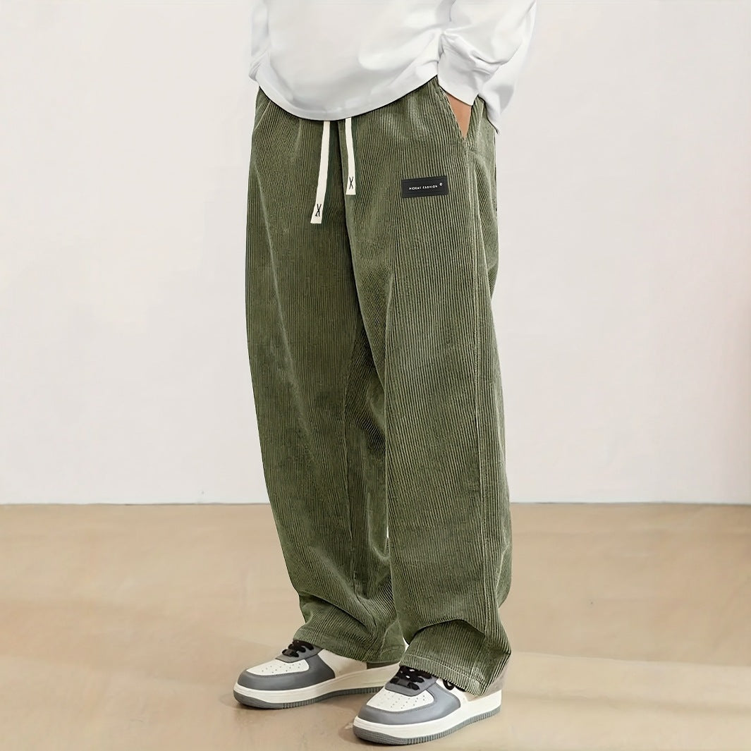 ✨🔥Men's Loose-Fit Drawstring Pants with Pockets
