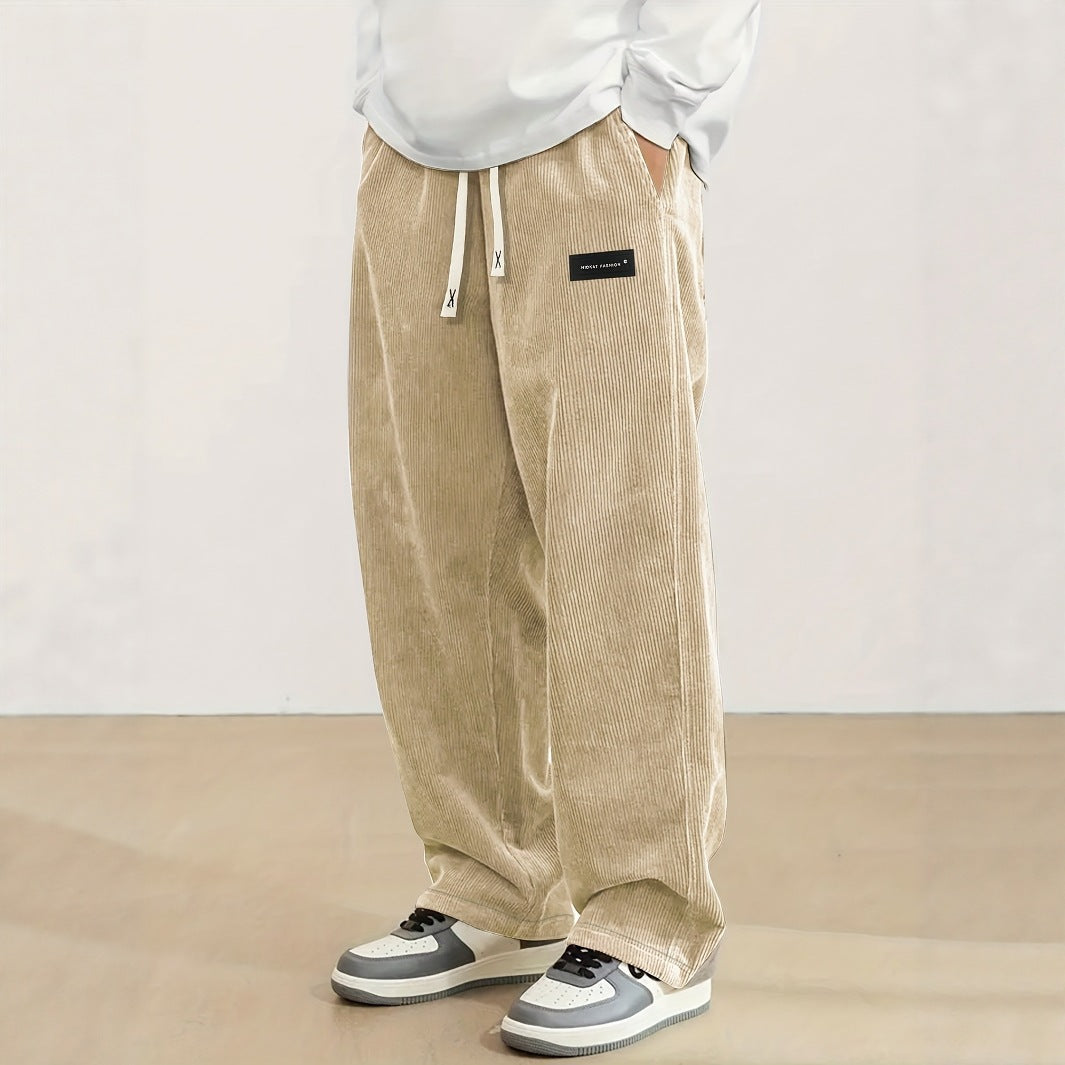 ✨🔥Men's Loose-Fit Drawstring Pants with Pockets