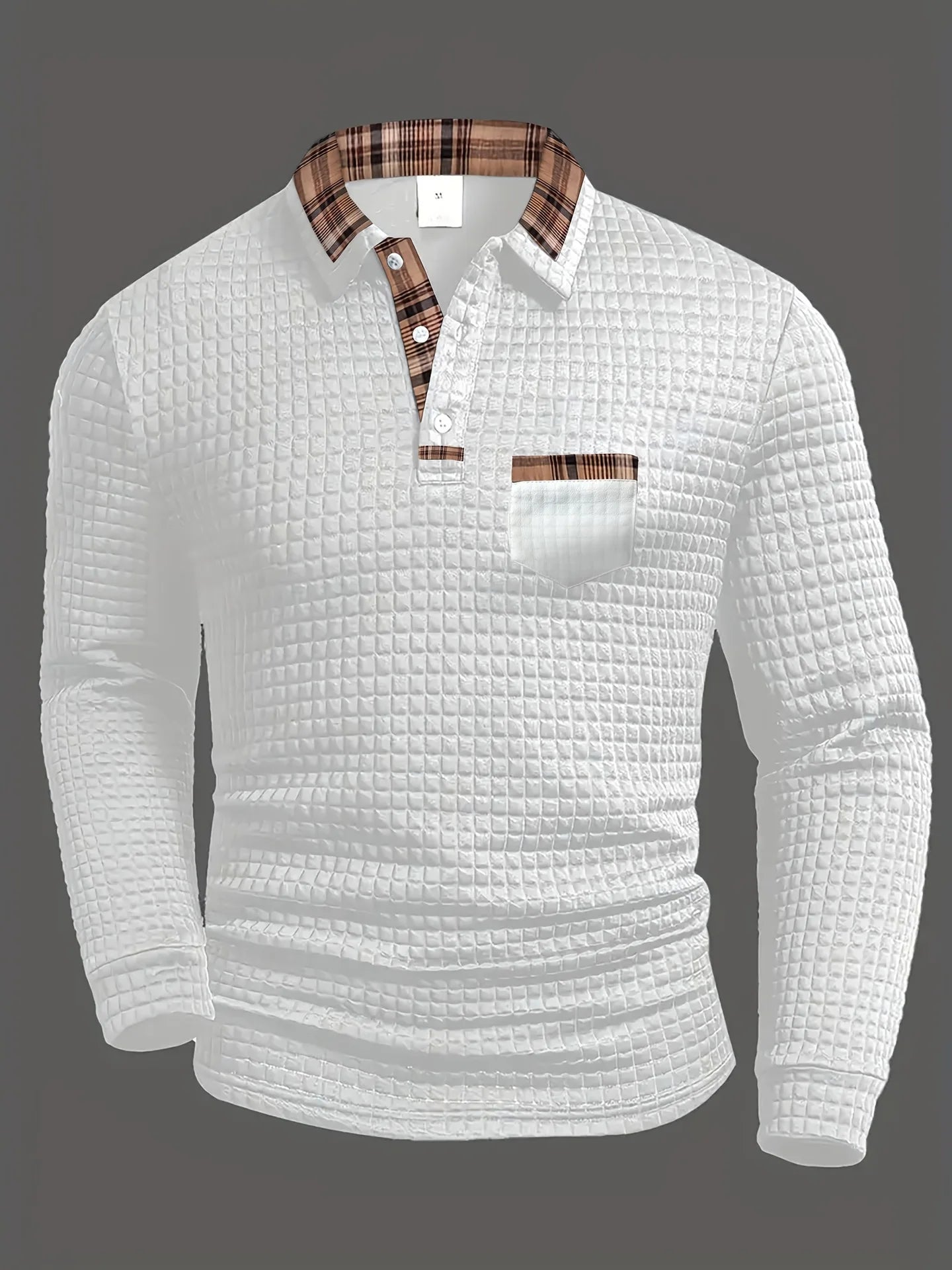 Beeckhoven Polo Shirt with Check Pattern