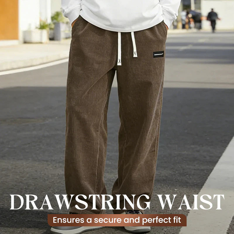 ✨🔥Men's Loose-Fit Drawstring Pants with Pockets